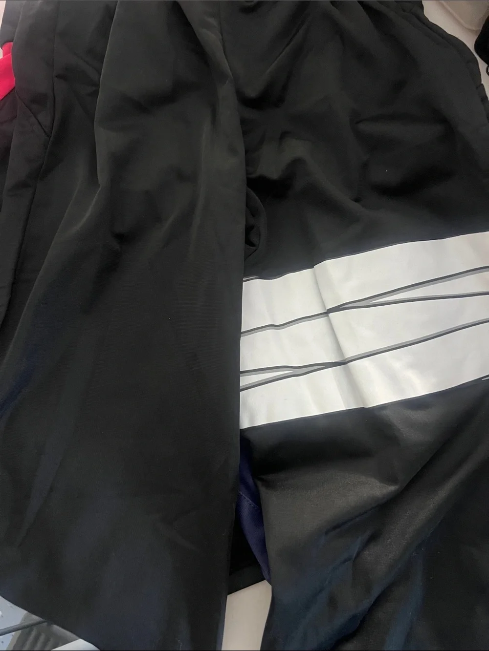 Kids Black Jacket with Pink Accent - Zipper Front